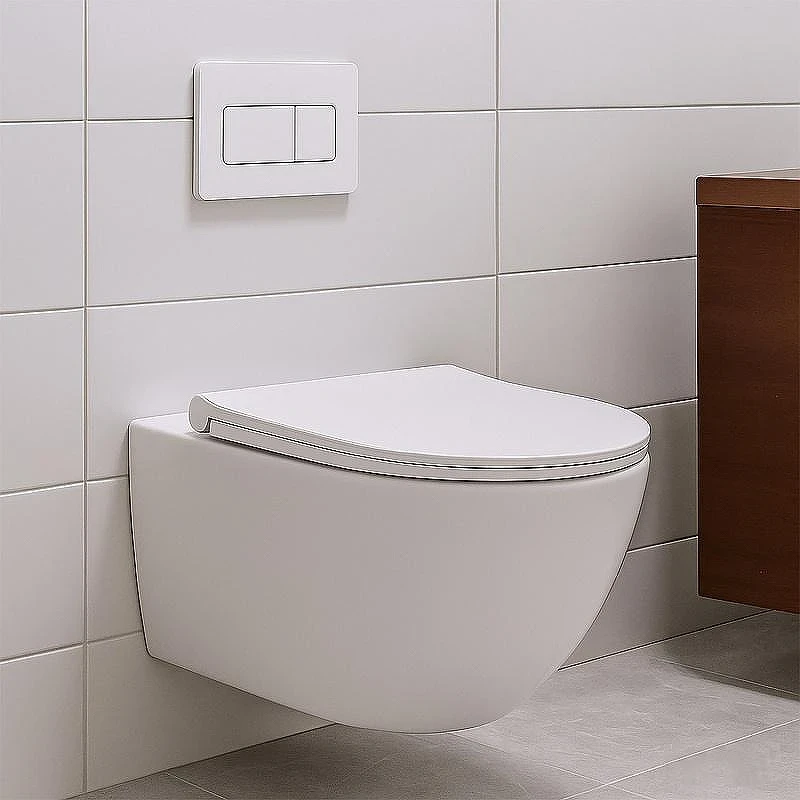 Унитаз Azario Bonelle AZ-2801E подвесной цвет Белый