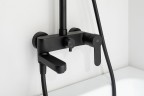 Комплект смесителей Paffoni Light KITZCOL632NO71 Черный матовый латунь