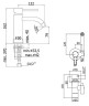 Комплект смесителей Paffoni Light KITZCOL632NO71 Черный матовый латунь