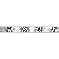 Решетка для лотка Alcaplast CODE-850M Хром матовый