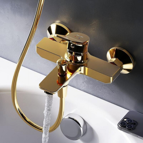 Смеситель для ванны AM.PM X-Joy F85A10099 Золото