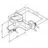 Смеситель для ванны AM.PM X-Joy F85A10099 Золото