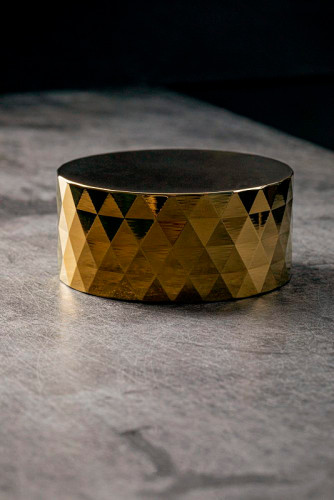 Смеситель для раковины Boheme Venturo 150-MG-DIAMOND Золото матовое латунь