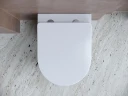 Комплект унитаза DIWO Ceramicanova Balearica Rimless CN6000 с сиденьем с инсталляцией DIWO 4501 с клавишей смыва цвет Глянцевый белый