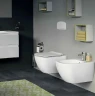 Унитаз с инсталляцией Ideal Standard Tesi P3868V1 с сиденьем Микролифт и клавишей смыва Хром