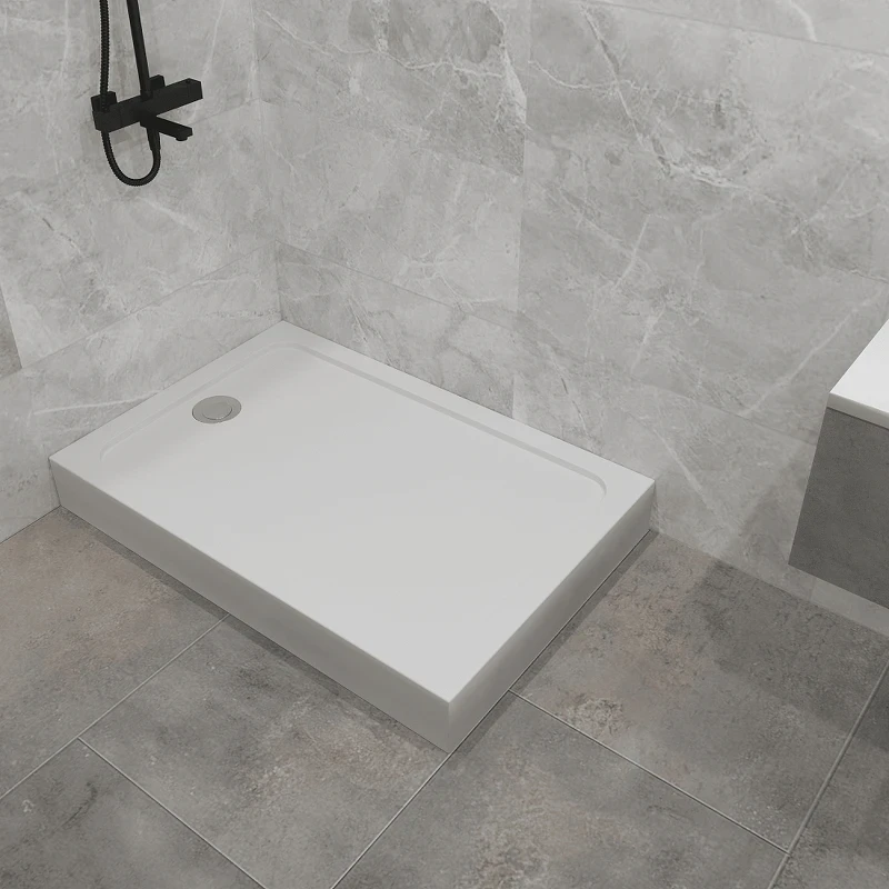 Акриловый поддон для душа 1MarKa Flat 120x80 01фл1280прК цвет Белый