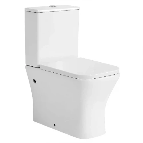 Унитаз компакт Azario Blaise AZ-55-1 цвет Белый с бачком и сиденьем Микролифт