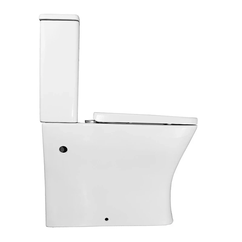 Унитаз компакт Azario Blaise AZ-55-1 цвет Белый с бачком и сиденьем Микролифт