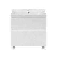 Тумба с раковиной Azario Мила 70Н CS00106639 цвет Белый матовый