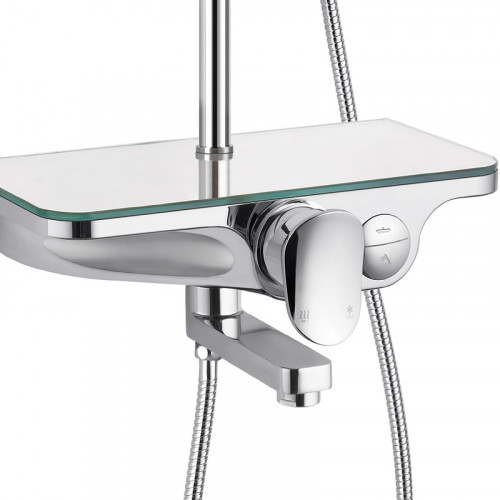 Душевая система WeltWasser WW DP 1020 CR 10000003184 Хром латунь на стену