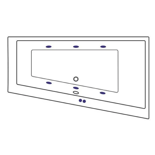 Акриловая ванна Excellent Sfera 170x100 R WAEX.SFP17.SOFT.GL с гидромассажем