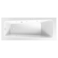 Акриловая ванна Excellent Ava 160x70 WAEX.AVA16.SOFT.WH цвет Белый с гидромассажем форсунки Белые