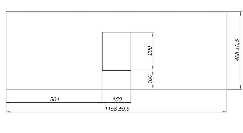 Столешница под раковину Allen Brau Priority 120 1.31012.G Графит искусственный камень (литьевой мрамор)