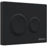 Инсталляция Berges Novum 525 040265 для унитаза с Черной Soft Touch клавишей смыва пластик