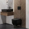 Инсталляция Berges Novum 525 040265 для унитаза с Черной Soft Touch клавишей смыва пластик