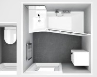 Раковина Ravak Be Happy II 50 L XJAL1100001 Белая искусственный камень (литьевой мрамор) подвесная