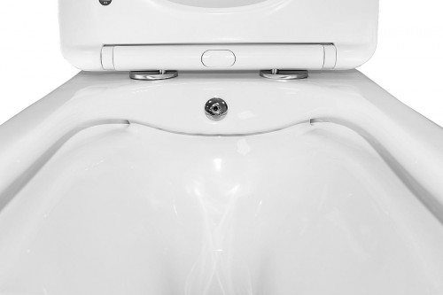 Унитаз биде Azario Hugo AZ-10007 подвесной цвет Белый с сиденьем Микролифт