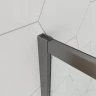 Душевой уголок Veconi Ottimo 80х80 OP10GR-8080-07-C9 профиль Графит брашированный стекло матовое