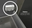 Тумба под раковину 1MarKa Прованс 105Н У94489 Белая глянцевая МДФ / ЛДСП