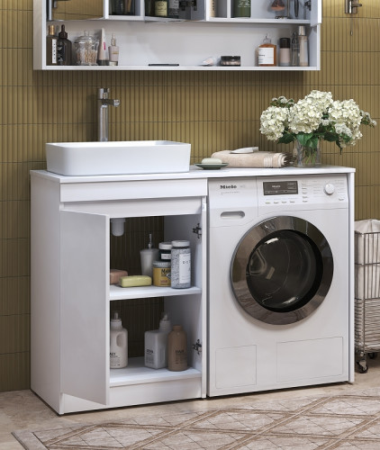 Тумба под раковину Vigo Urban 60 tn.URB.60.2D Белая МДФ / ЛДСП