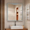 Зеркало Континент Amaze 800x900 ЗЛП643 с подсветкой с сенсорным выключателем стекло
