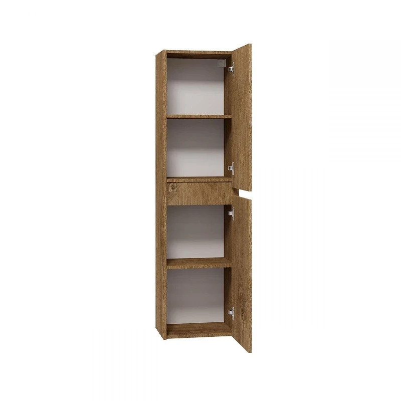 Шкаф пенал Art&Max Family M 40 Family-M-1500-2A-SO-HG подвесной цвет Дуб Харбор золотой