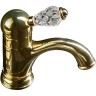 Смеситель для раковины Boheme Crystal 281-CRST Золото латунь