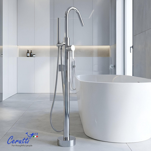 Смеситель для ванны Ceruttispa Селла (Sella) CT12134 12134 цвет Хром