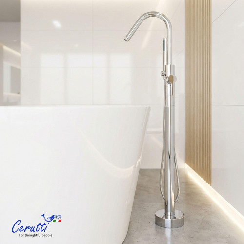 Смеситель для ванны Ceruttispa Селла (Sella) CT12134 12134 цвет Хром