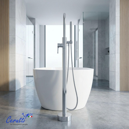 Смеситель для ванны Ceruttispa Селла (Sella) CT12134 12134 цвет Хром