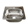 Кухонная мойка Mixline 48 528187 цвет Хром со смесителем Viko V-4110 Хром