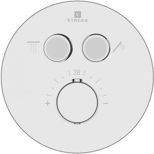 Смеситель для душа Vincea VSCV-322T-MCH с термостатом Хром латунь встраиваемый