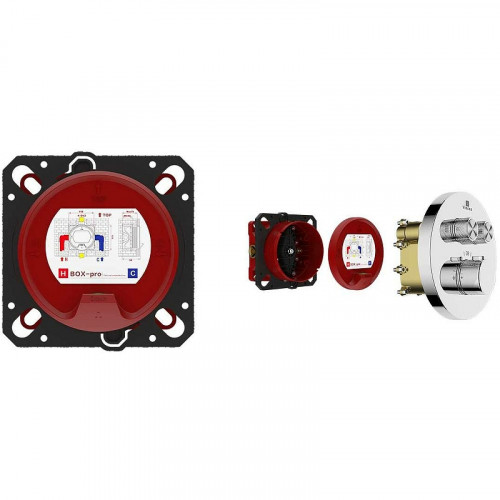 Смеситель для душа Vincea VSCV-322T-MCH с термостатом Хром латунь встраиваемый