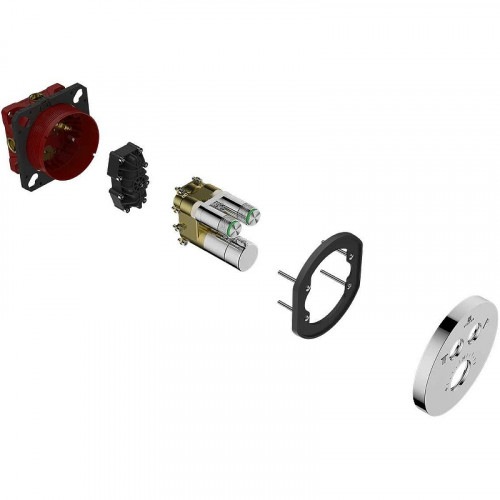 Смеситель для душа Vincea VSCV-322T-MCH с термостатом Хром латунь встраиваемый