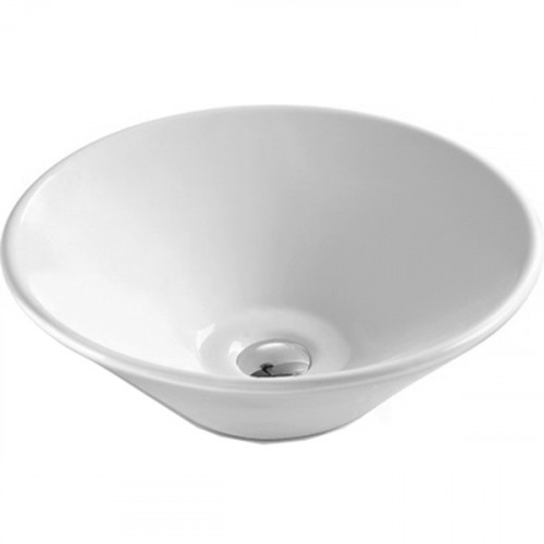 Раковина SantiLine 42 SL-1068 Белая фаянс накладная