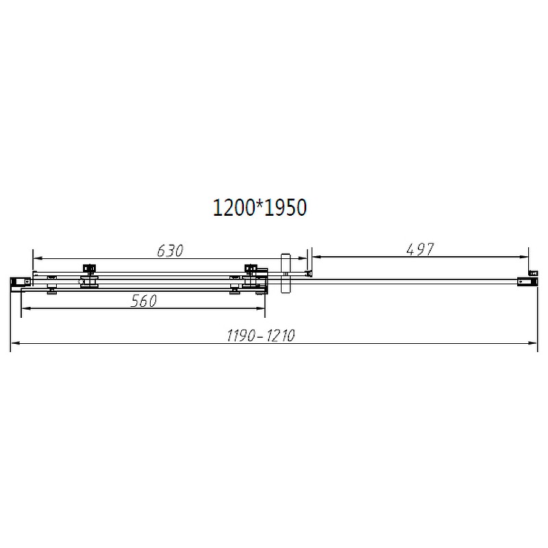 Душевой уголок Vincea Como-N 120x90 VSR-4CN9012CLB профиль Черный стекло прозрачное