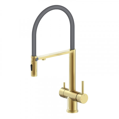 Смеситель для кухни AltroBagno Flusso 050205 Gl цвет Золото