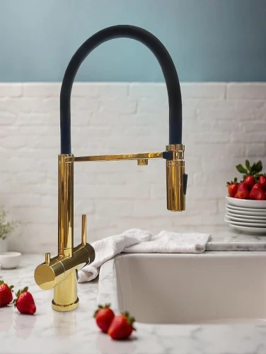 Смеситель для кухни AltroBagno Flusso 050205 Gl цвет Золото