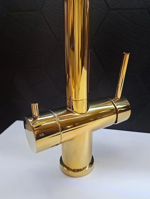 Смеситель для кухни AltroBagno Flusso 050205 Gl цвет Золото