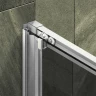 Душевая дверь Maybah Glass MGD-1284-5 1200x1950 раздвижная профиль Хром матовый стекло графитовое