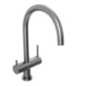 Смеситель для кухни Abelsberg Aera AWF70029GM цвет Космическая сталь