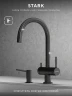 Смеситель для кухни Abelsberg Aera AWF70029GM цвет Космическая сталь