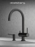 Смеситель для кухни Abelsberg Aera AWF70029GM цвет Космическая сталь