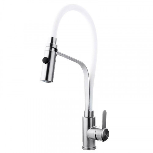 Смеситель для кухни Fashun A54112-8 цвет Сатин Белый