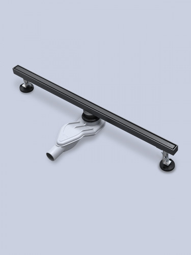 Душевой лоток AltroBagno Supremo 80 071235 GM с решеткой цвет Оружейная сталь / под плитку