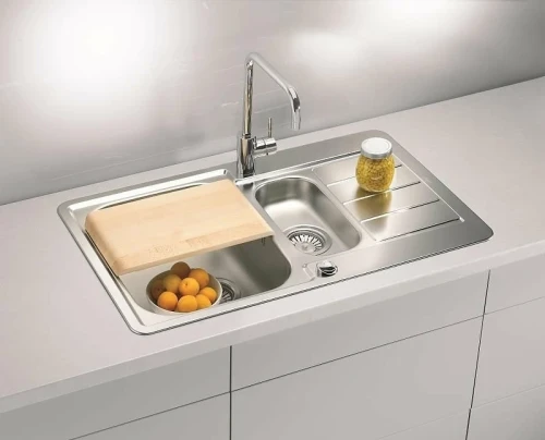 Кухонная мойка Alveus Line Maxim 70 SAT-90 790x500 1089614 Сатинированная сталь нержавеющая сталь встраиваемый