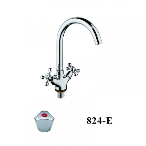 Смеситель для кухни D-Lin D153824-E цвет  Хром