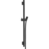 Душевая штанга Hansgrohe Unica S Puro 28632670 со шлангом Черная латунь на стену