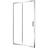 Душевая дверь Black&White Stellar Wind SX715 130 7151200 профиль Хром стекло прозрачное