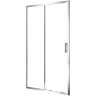 Душевая дверь Black&White Stellar Wind SX715 130 7151200 профиль Хром стекло прозрачное